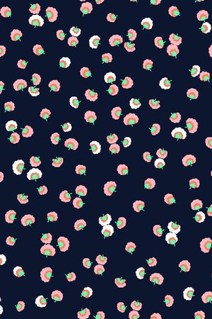 小碎花印花华亿平台图片