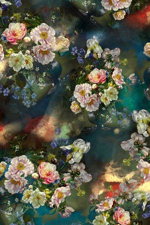 油画华亿平台印花华亿平台图片