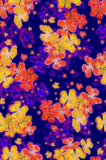 920594-碎花繁花闪光底纹蓝