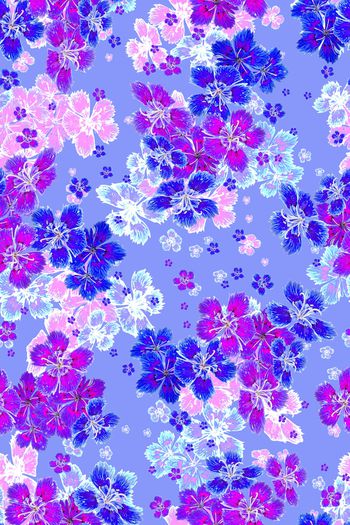 920595-碎花繁花闪光底纹紫