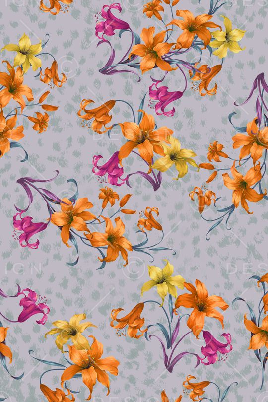 小碎花印花华亿平台图片