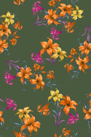 小碎花印花华亿平台图片