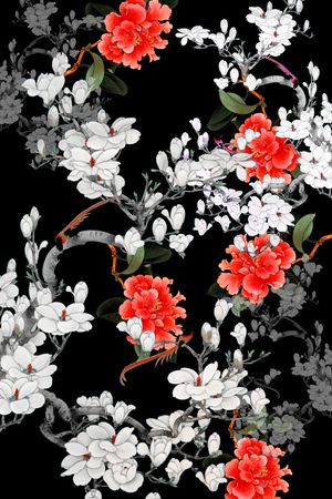 定位花印花华亿平台图片