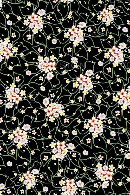 小碎花印花华亿平台图片