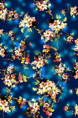 小碎花印花华亿平台图片