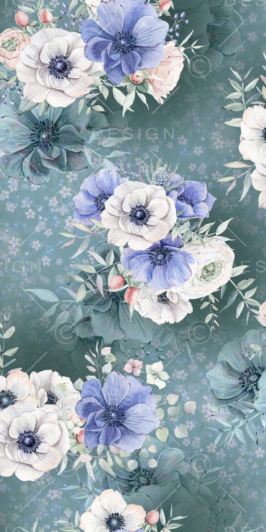 满版散花印花华亿平台图片