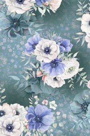 满版散花印花华亿平台图片