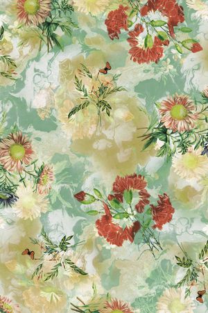 满版散花印花华亿平台图片