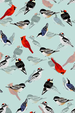 鸟印花华亿平台图片