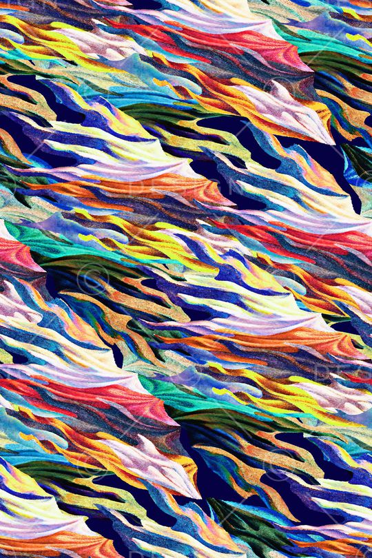 抽象印花华亿平台图片