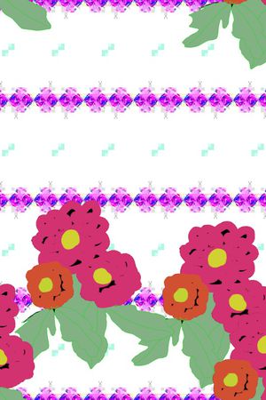 鲜花印花华亿平台图片