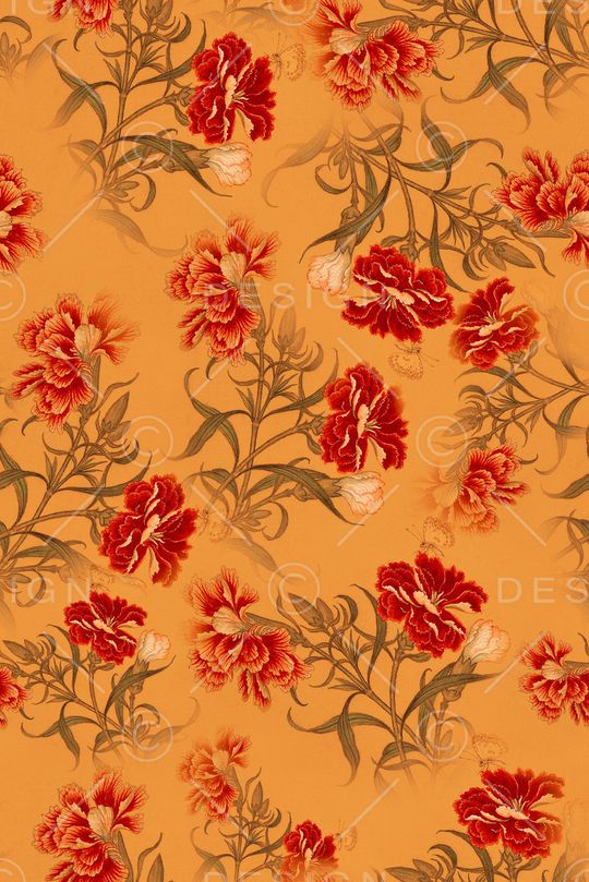 牡丹印花华亿平台图片