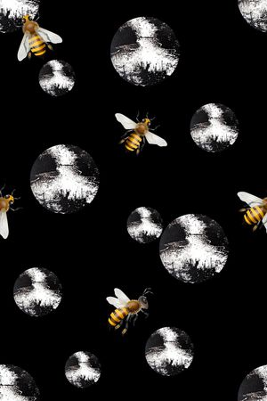 抽象印花华亿平台图片