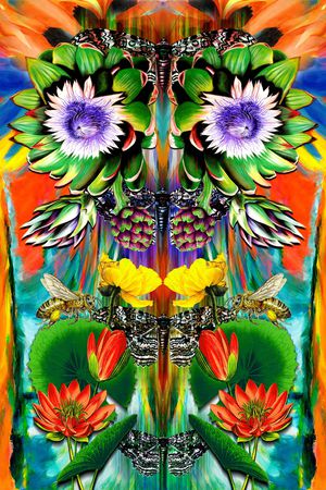 女装定位花印花华亿平台图片