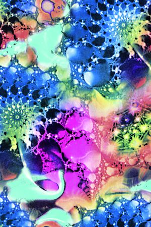 抽象印花华亿平台图片