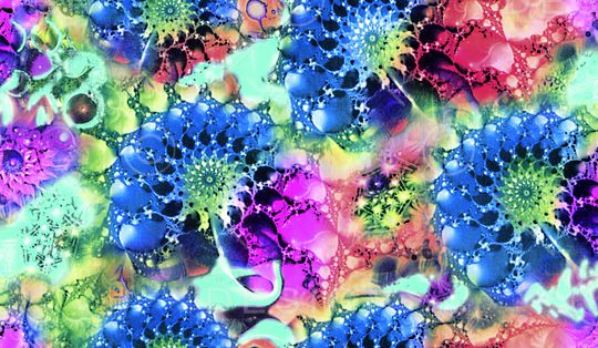 抽象印花华亿平台图片