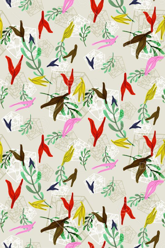 几何印花华亿平台图片