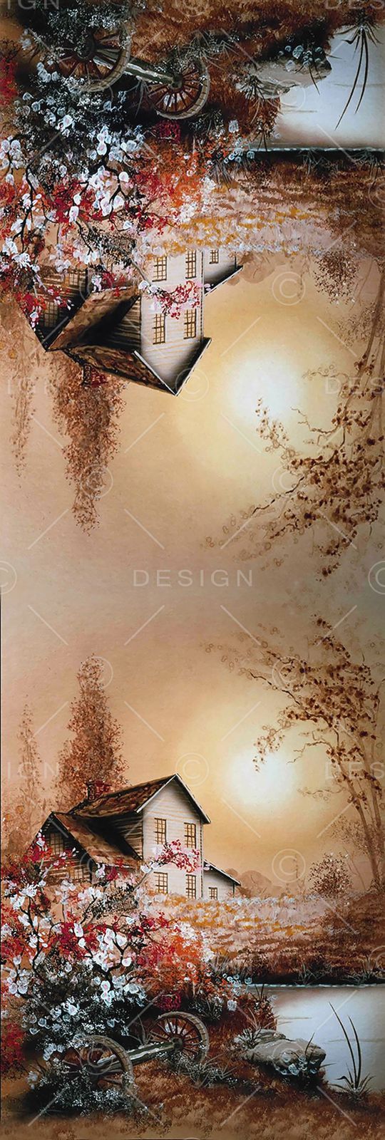 中国风定位花印花华亿平台图片