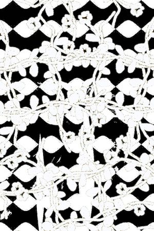 线条花卉印花华亿平台图片