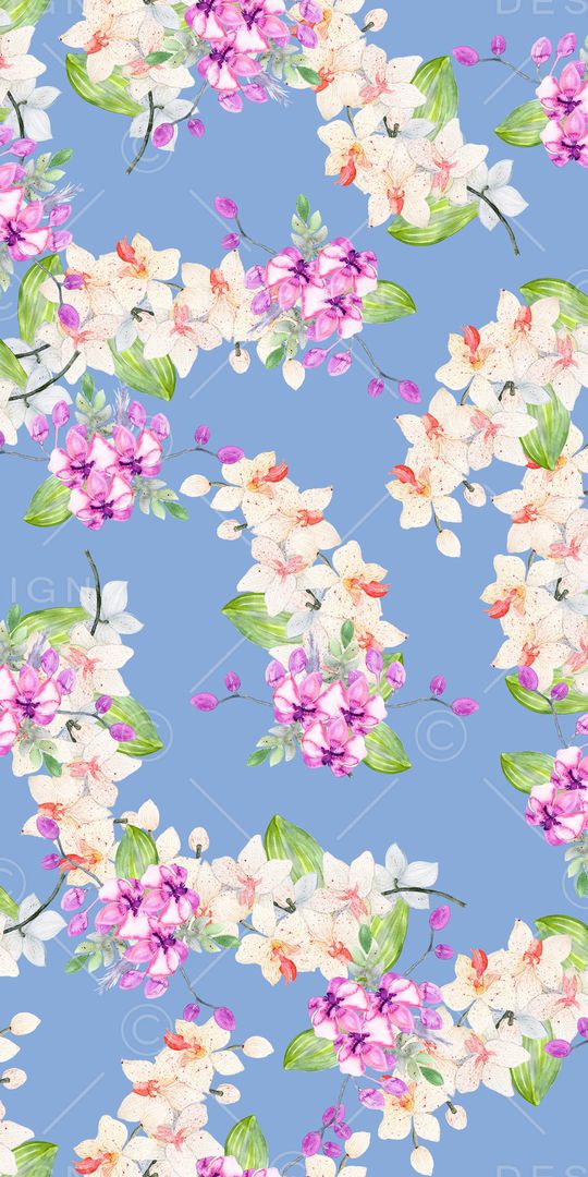 满版散花印花华亿平台图片