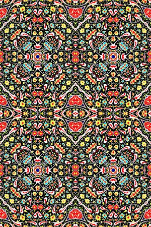 民族风花纹印花华亿平台图片