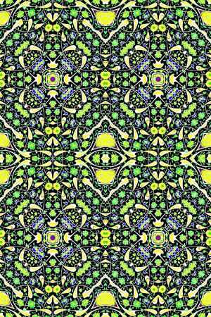 民族风花纹印花华亿平台图片