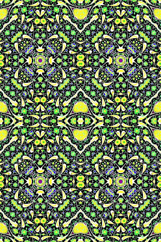 民族风花纹印花华亿平台图片