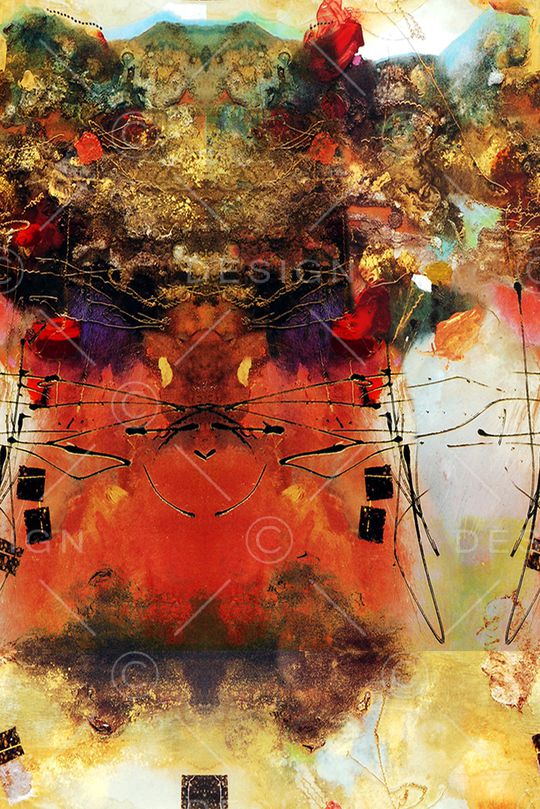 抽象印花华亿平台图片