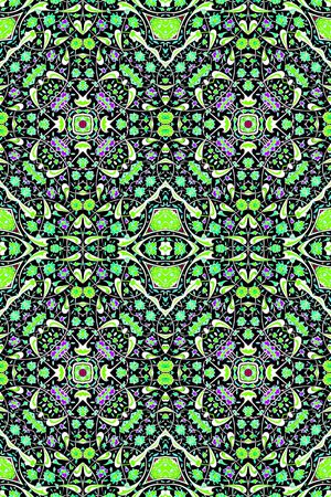 民族风花纹印花华亿平台图片