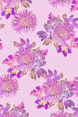 满版散花印花华亿平台图片