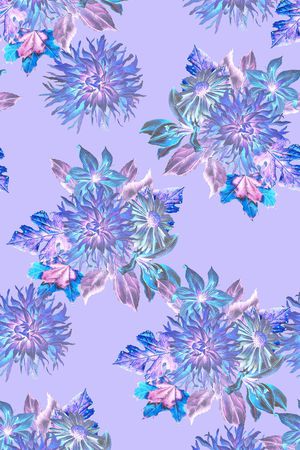 满版散花印花华亿平台图片