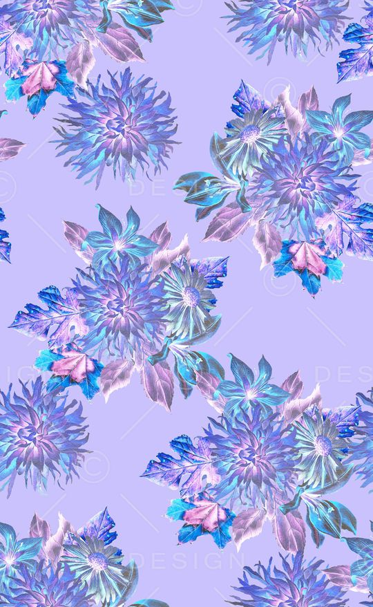 满版散花印花华亿平台图片