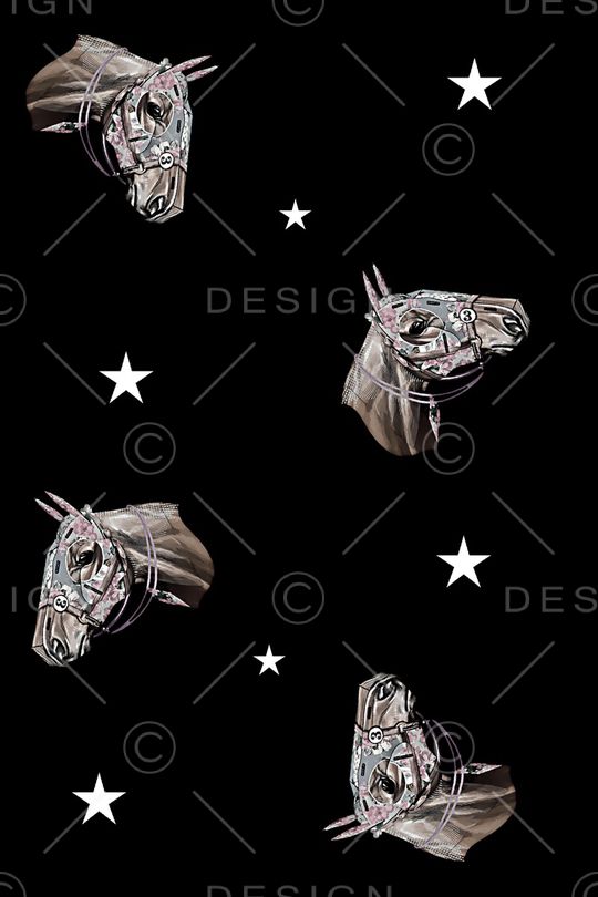 五角星印花华亿平台图片