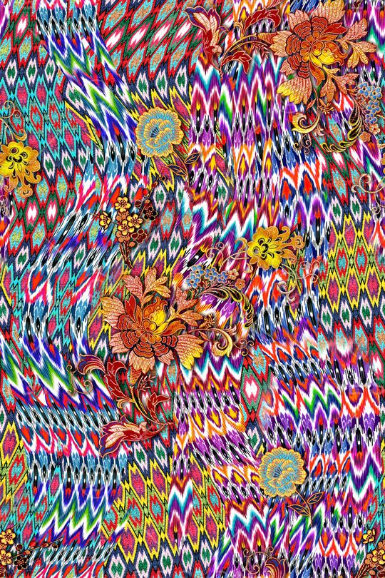 民族风印花华亿平台图片