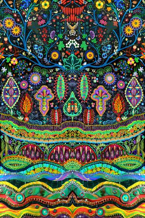 民族风印花华亿平台图片