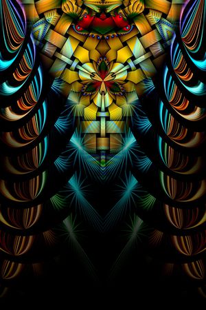 分形印花华亿平台图片