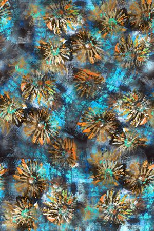 水墨风印花华亿平台图片