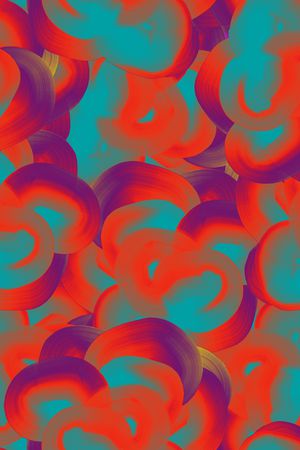 手绘花卉印花华亿平台图片