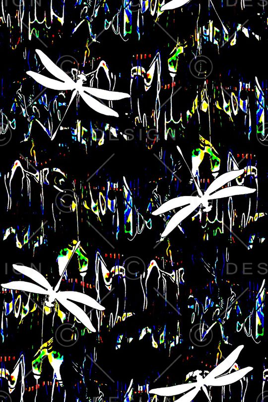 蜻蜓印花华亿平台图片