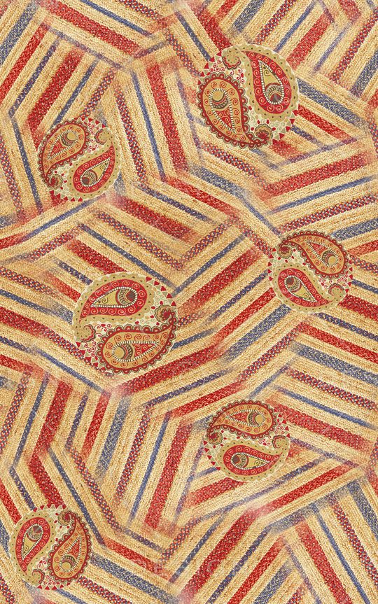 几何印花华亿平台图片