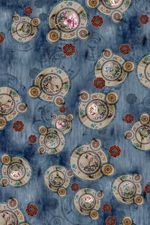 几何印花华亿平台图片