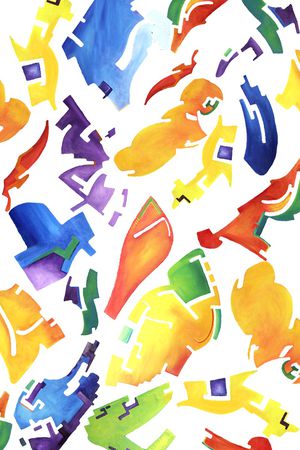 抽象印花华亿平台图片