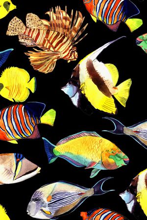 卡通动物印花华亿平台图片