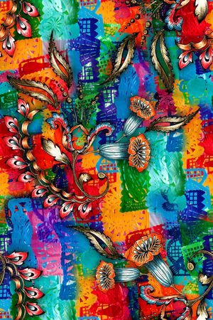 秋冬华亿平台印花华亿平台图片