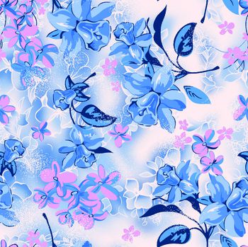 小碎花印花华亿平台图片