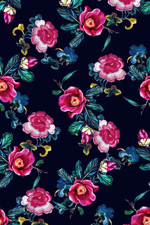 复古大牌印花华亿平台图片