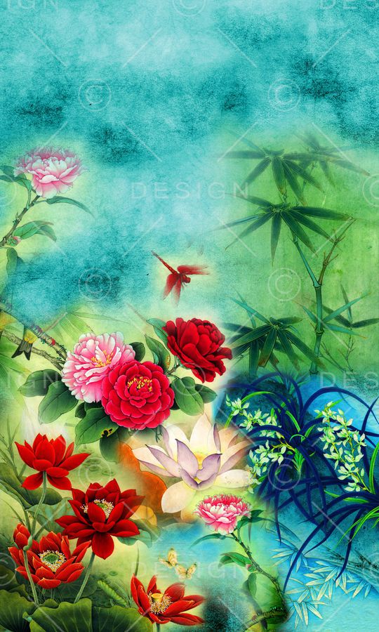 定位花印花华亿平台图片