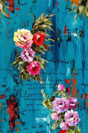 老年花印花华亿平台图片