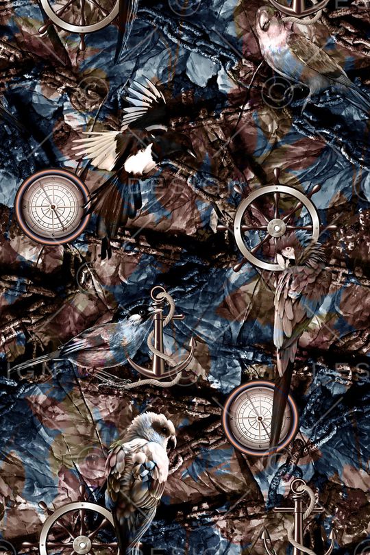 鸟印花华亿平台图片