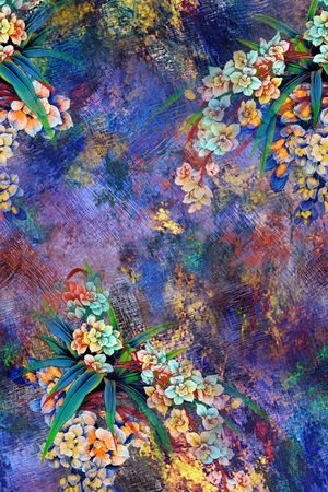 老年花印花华亿平台图片